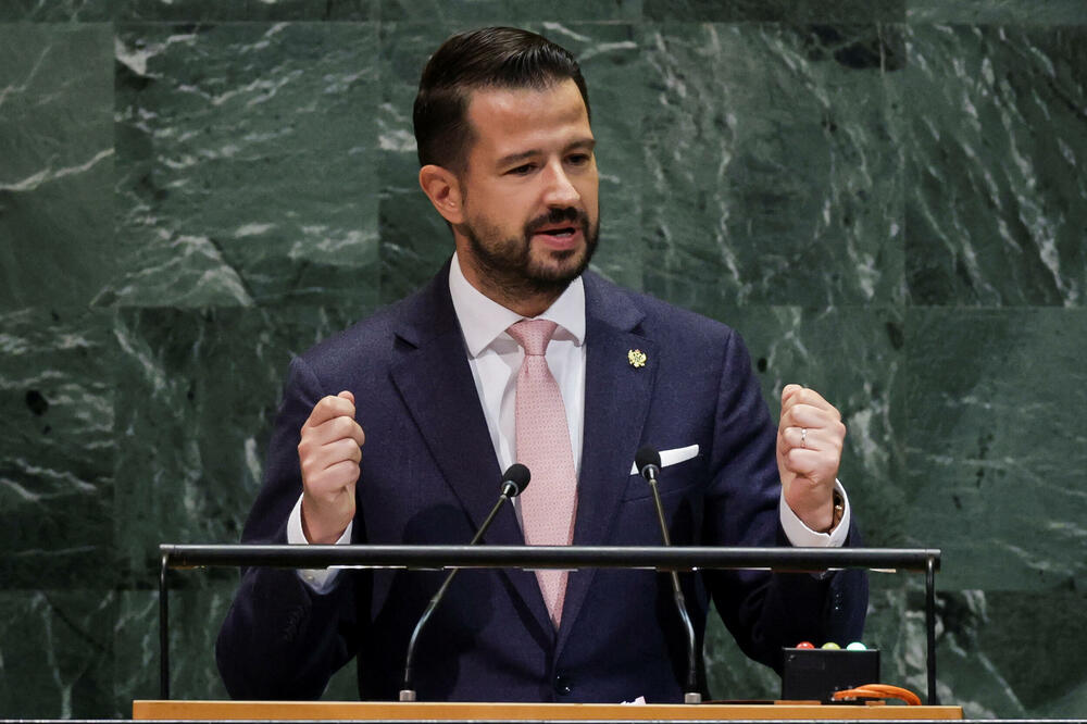 Milatović govori na zasijedanju Generalne skupštine UN, Foto: Reuters