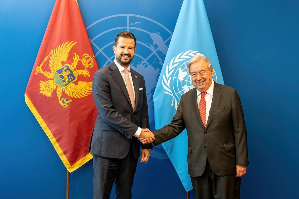 Črnogorski predsednik Milatović povabil generalnega sekretarja ZN Gutereša v Črno goro