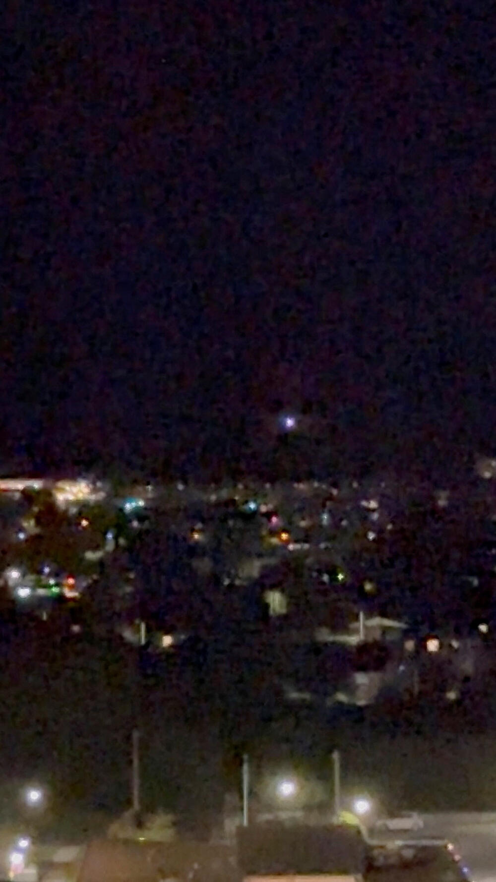 Pomjerajuća svjetlost uočena na nebu Alborga