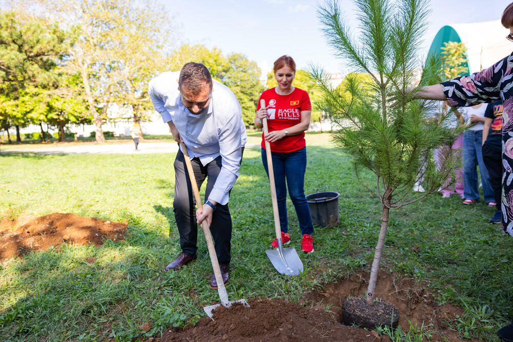 <p><em>Sadnice kupljene iz donacije kompanije Eagle Hills Montenegro vrijedne 15.000 eura</em></p>