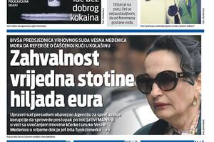 Naslovna strana "Vijesti" za 30 septembar 2025.