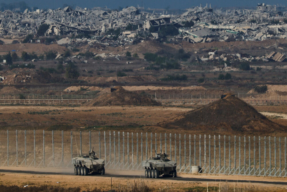 Detalj sa izraelske granice sa Gazom