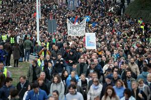 Jedanaest mjeseci od pada nadstrešnice u Novom Sadu, komemorativne...