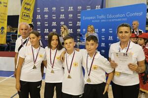 Crnogorska reprezentacija na Evropskom takmičenju iz saobraćajnog...