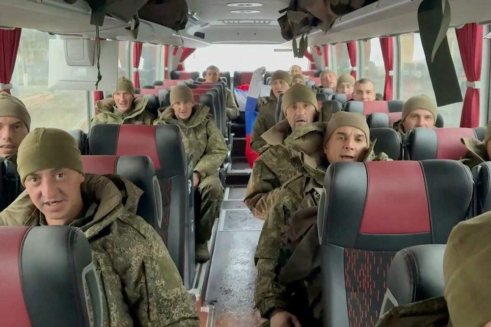 Ruski zarobljenici koji su oslobođeni, Foto: Reuters