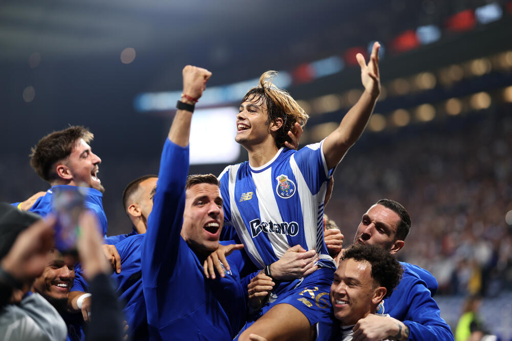 Slavlje fudbalera Porta, Foto: Beta/AP