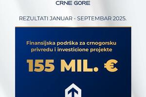 RBCG: Crnogorska privreda i investicioni projekti podržani sa 155...