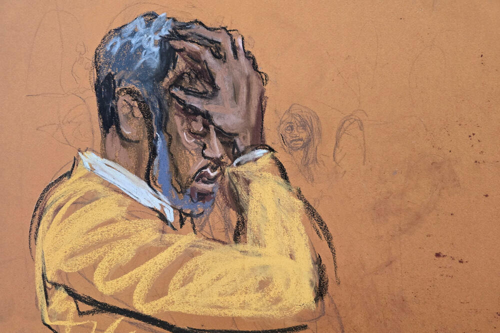 Skica iz sudnice: Šon "Didi" Kombs, Foto: Reuters