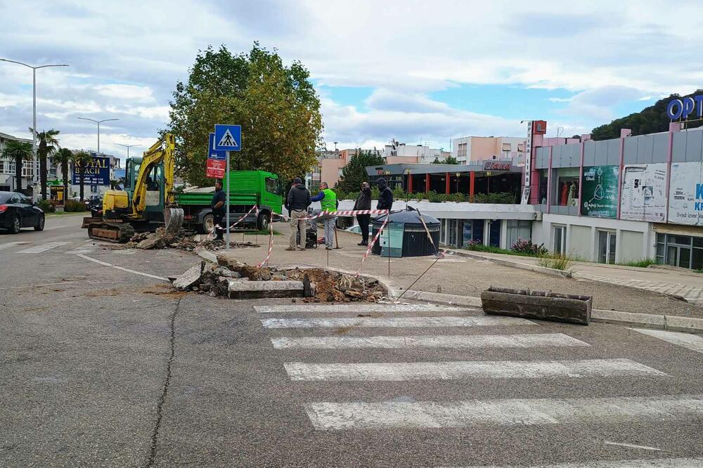 Radovi u Ulcinju, Foto: Samir Adrović