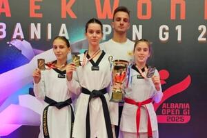 Nestorović i Berišaj zlatne, Mijović srebrna u Tirani