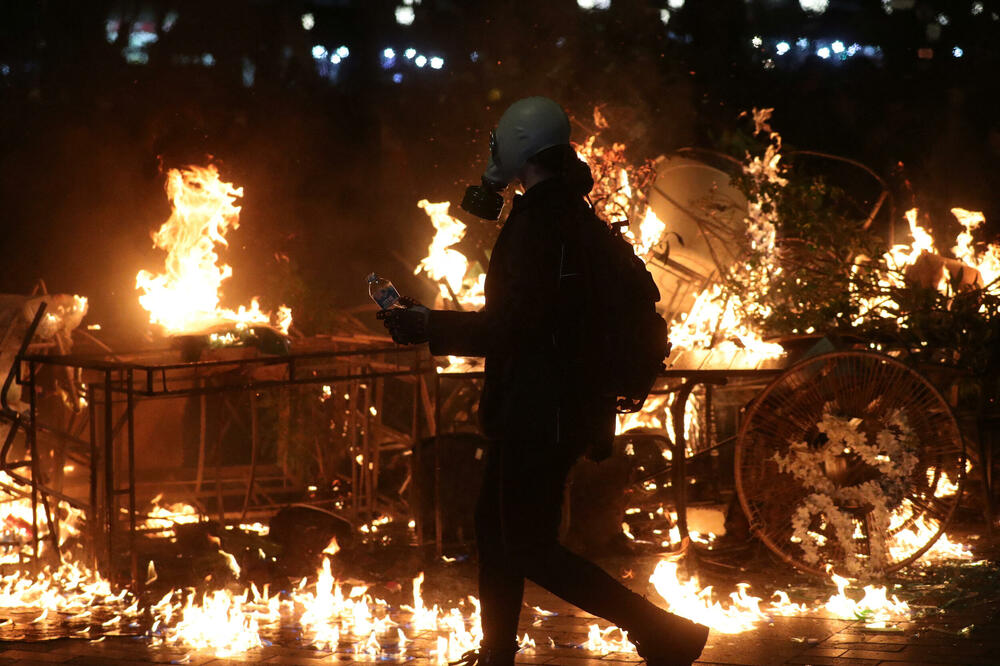 Sa protesta opozicije na dan izbora, Foto: Reuters