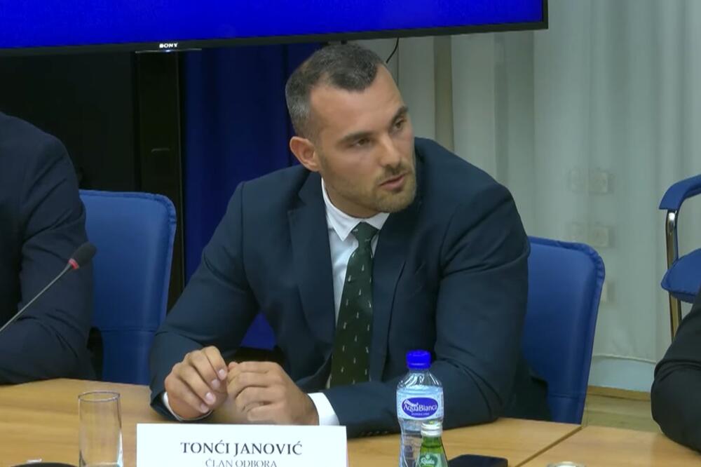 Tonći Janović, Foto: Skupština Crne Gore