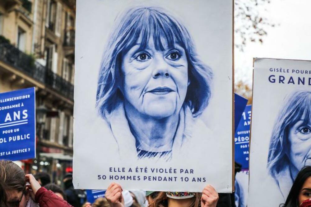 Žizel Peliko, Foto: Maeva Destombes / Hans Lucas / AFP via Getty Images