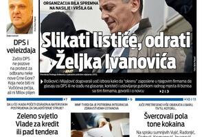 Naslovna strana "Vijesti" za 7. oktobar 2025.