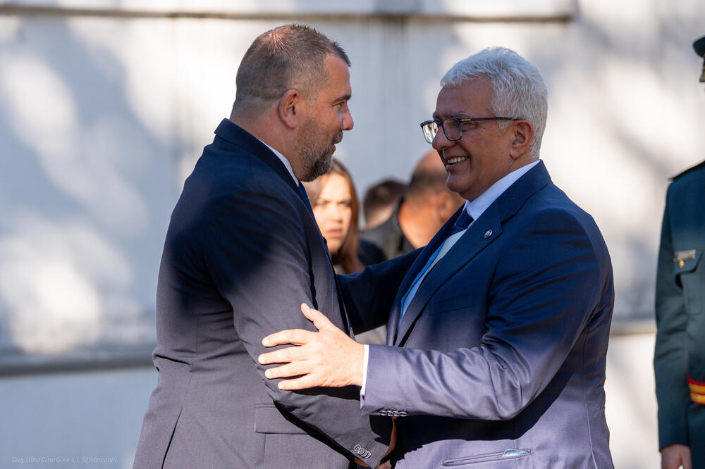 Krapović i Mandić, Foto: Skupština Crne Gore