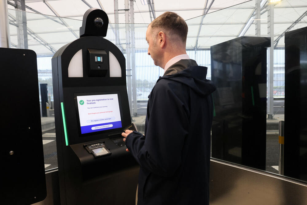 Od nedjelje biometrijska provjera za ulazak u EU