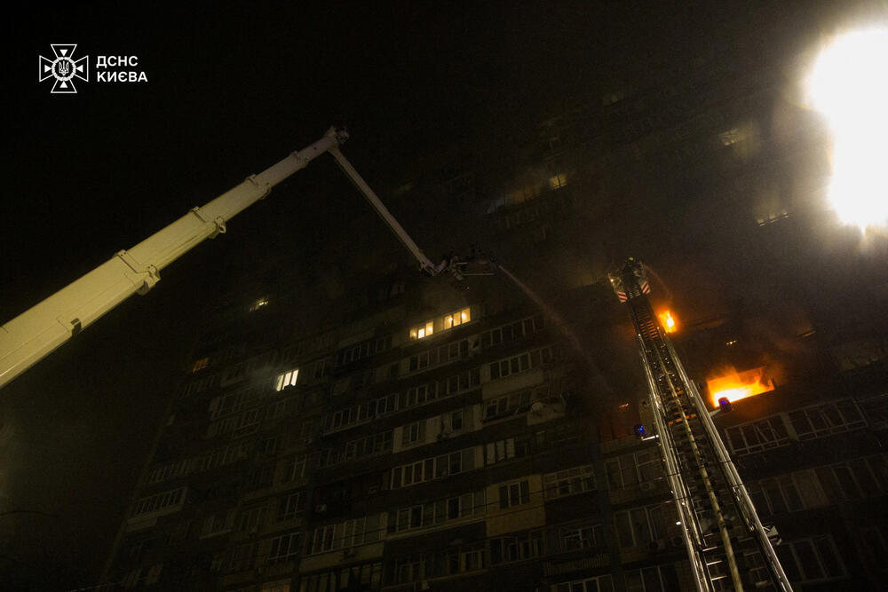 <p>Kijev je bio na meti velikog ruskog napada pa je istočni dio glavnog grada Ukrajine ostao bez struje</p>