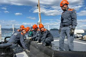 Predstavnici Crne Gore na velikoj vježbi u dubrovačkom akvatoriju