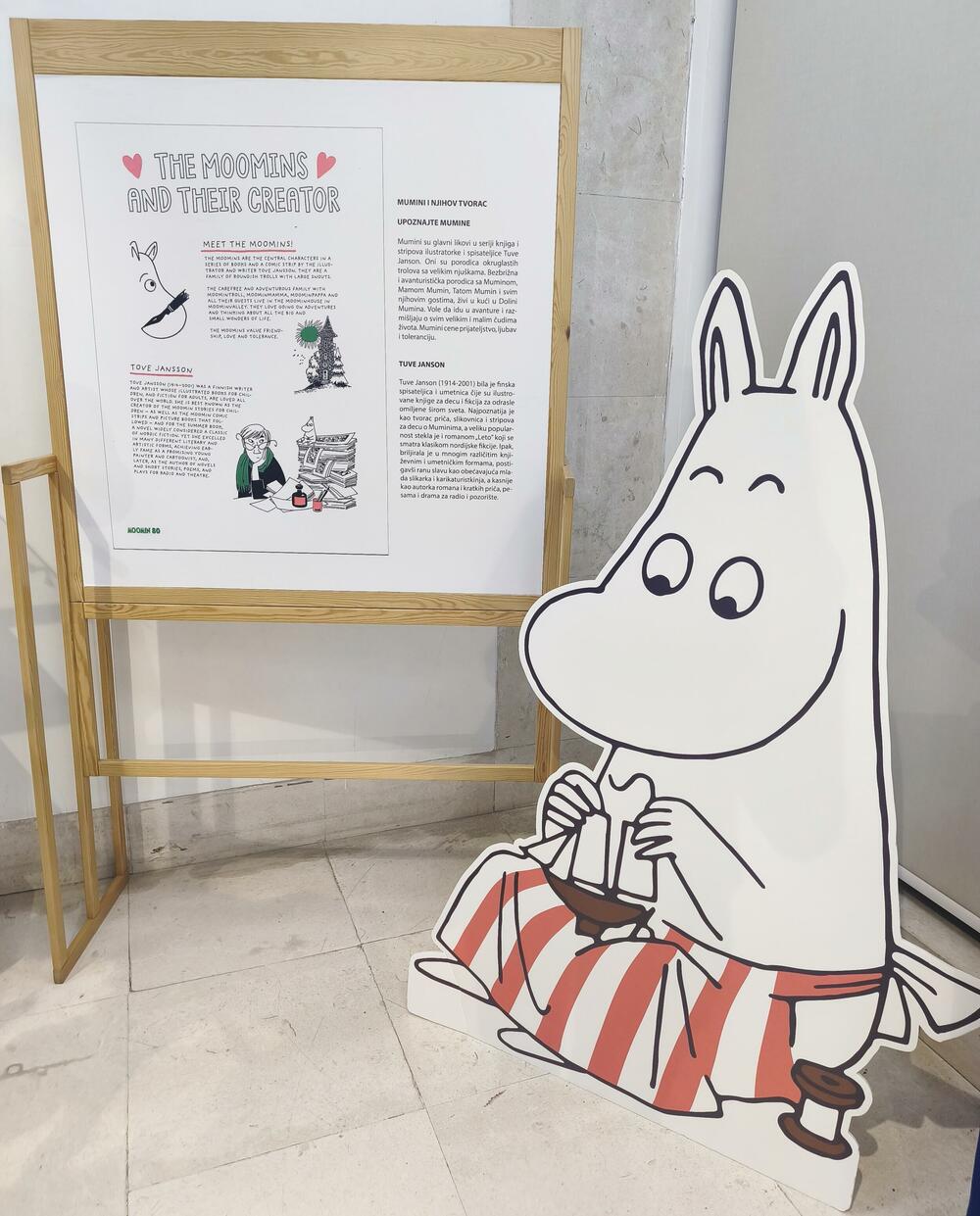 <p>Izložba posvećena čuvenim likovima iz pera finske spisateljice i ilustratorke Tuve Janson, otvorena je u četvrtak veče u Podgorici, u KIC-u “Budo Tomović” gdje je dostupna do 17. oktobra</p>