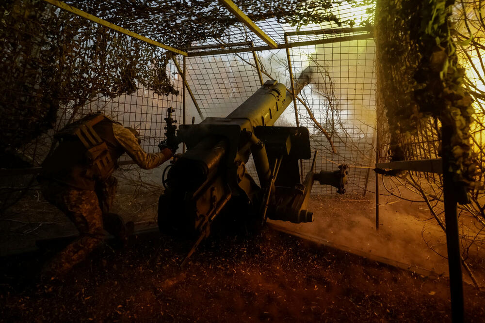 Detalj sa fronta u blizini Kupjanska