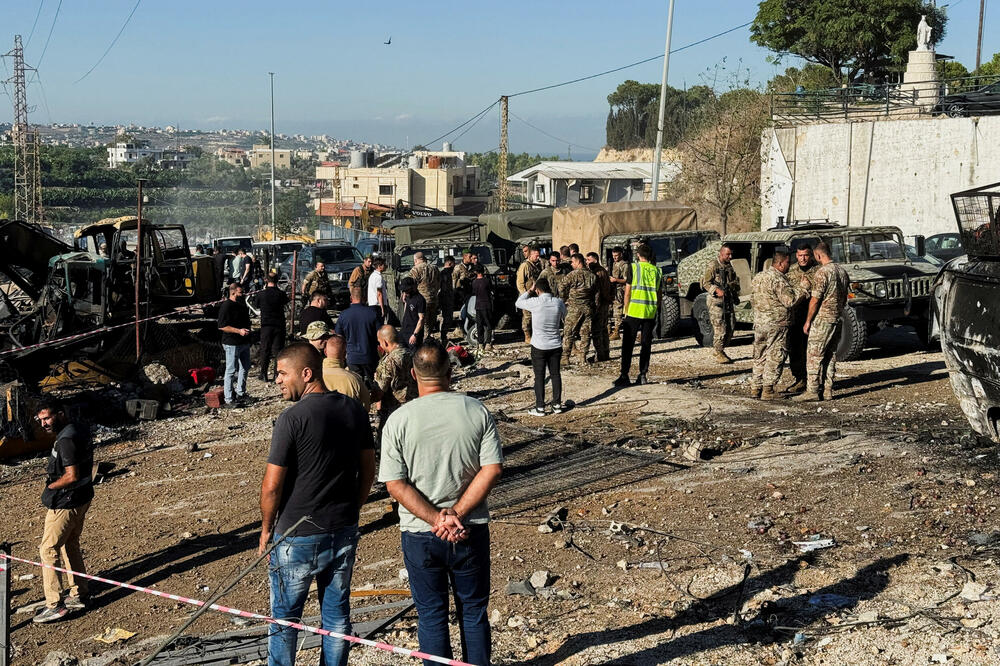 From the scene of the attack, Photo: REUTERS