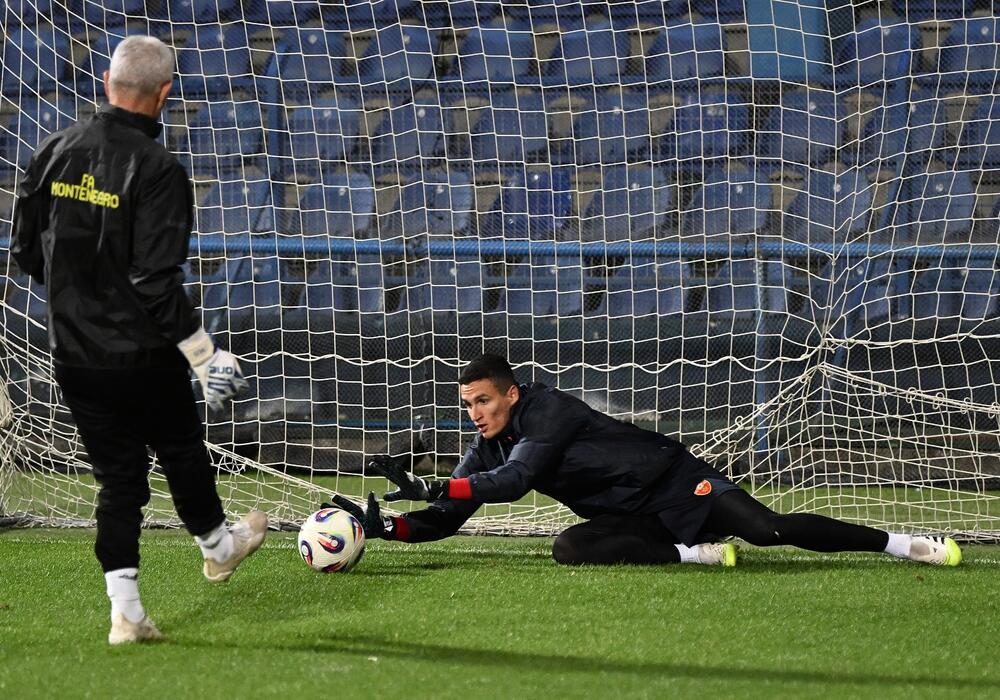 Nikić na večerašnjem treningu pod Goricom