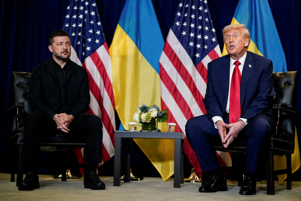 Zelensky and Trump in New York last month, Photo: Reuters