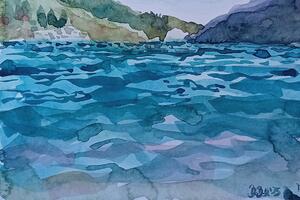 Voda, lakoća, prozirnost, Risan i akvarel