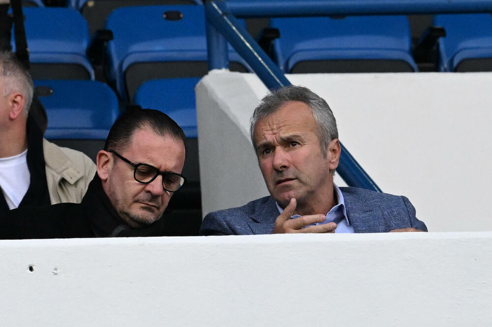 Mijatović i Savićević u loži našeg najvećeg stadiona, Foto: FSCG