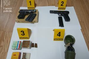 Pretresi u Baru i na sjeveru Crne Gore: Oduzeti četiri pištolja,...