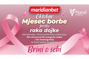 Mi smo uz tebe! Brini o sebi! Meridianbet obezbjeđuje 150 termina...