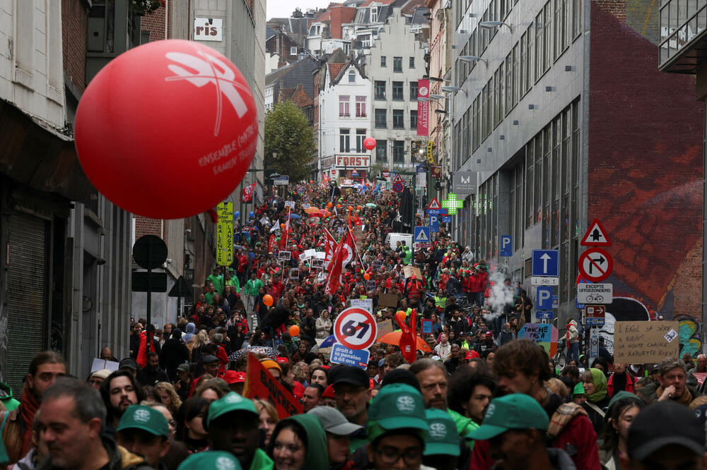 Detalj sa ulica Brisela, Foto: Reuters
