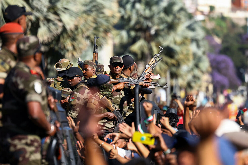 Madagaskarski vojnici na ulicama Antananarivo, glavnog grada Madagaskara, Foto: Reuters