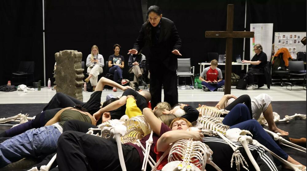 Marina na probi sa izvođačima