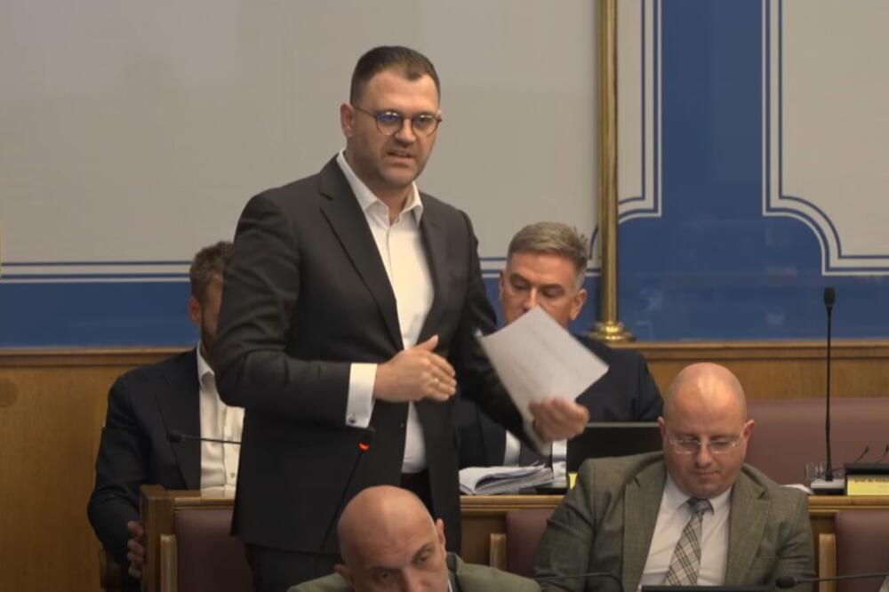 Anđušić, Foto: Screenshot/YouTube/Skuština Crne Gore