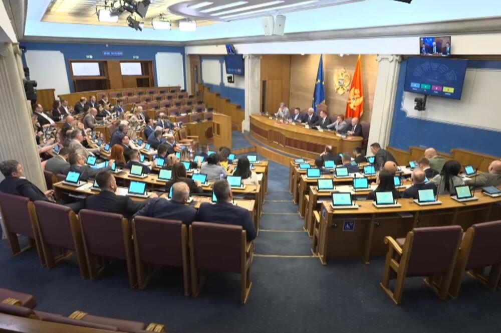 Detalj sa sjednice Skupštine Crne Gore, Foto: Screenshot/YouTube/Skuština Crne Gore