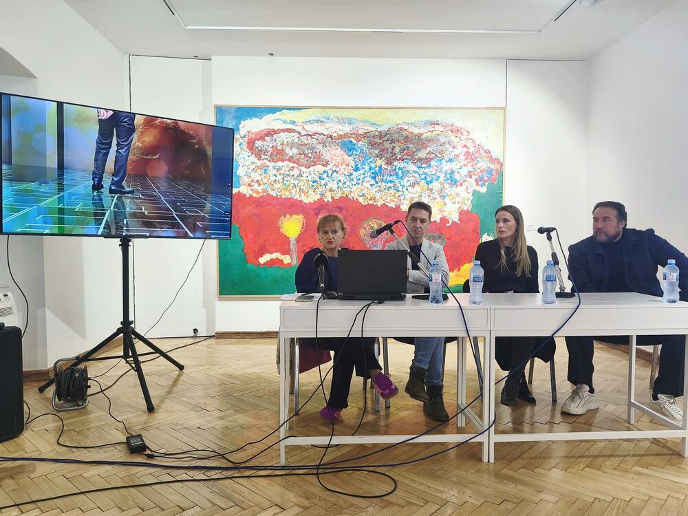 Sa konferencije za medije: Racanović, Radulović, Ivanović i Šćepanović