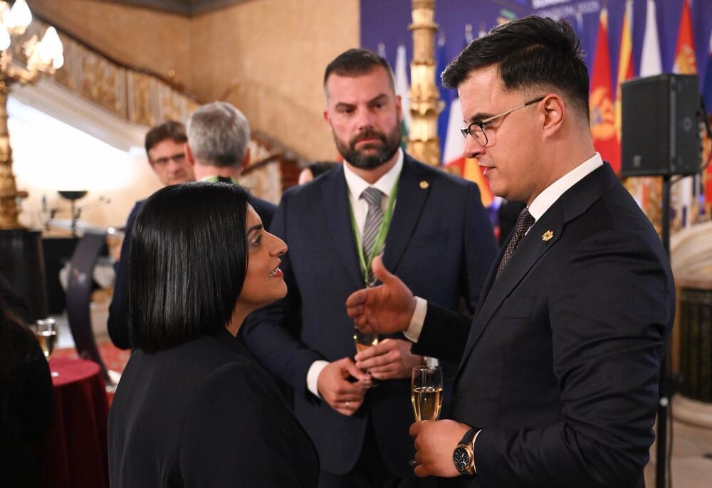 <p>Iz Ministarstva unutrašnjih poslova (MUP) je saopšteno da je čelnik tog Vladinog resora Danilo Šaranović u Londonu kazao da je "Crna Gora, kao zemlja predvodnica u procesu pristupanja EU, snažno posvećena jačanju granične bezbjednosti, pozicionirajući se kao ključni partner u svim regionalnim i evropskim inicijativama koje imaju strateški značaj za zaštitu vanjskih granica"</p>