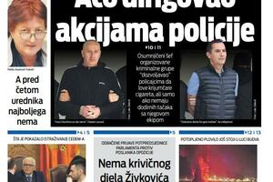 Naslovna strana "Vijesti" za 17. oktobar 2025.