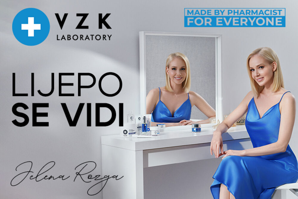 Jelena Rozga postala zaščitni obraz dermokozmetike VZK Laboratory