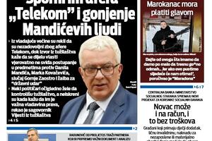 Naslovna strana "Vijesti" za 18. oktobar 2025.