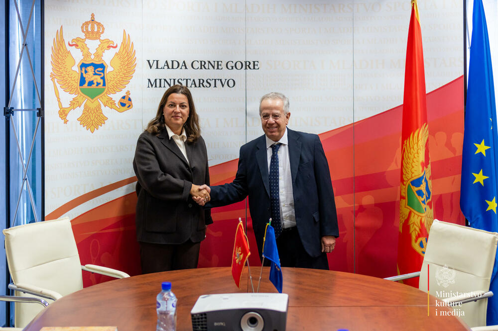 Vujović i Marsiko, Foto: Ministarstvo kulture i medija