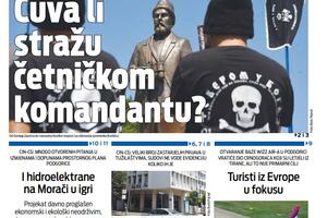 Naslovna strana "Vijesti" za 19. oktobar 2025.