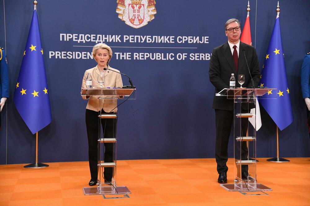 Fon der Lajen i Vučić, Foto: BETAPHOTO