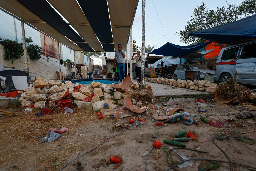 Detalj nakon jednog od napada na Gazu, Foto: Reuters
