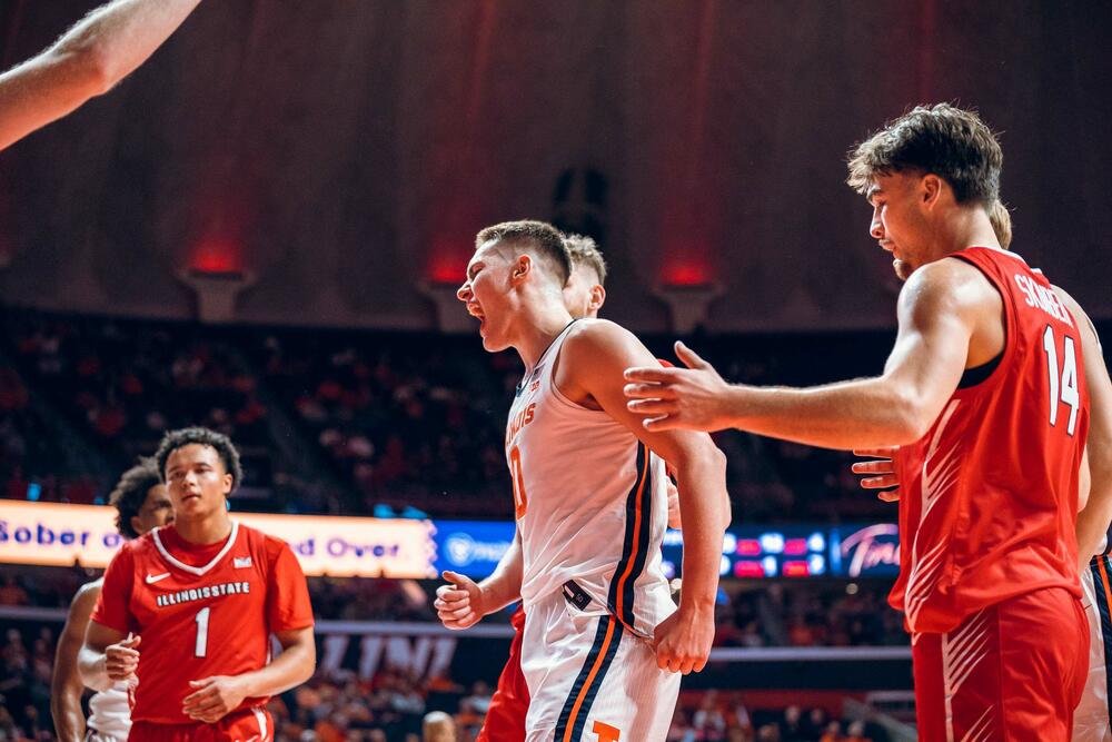 David Mirković navdušil na pripravljalni tekmi Ilinoisa