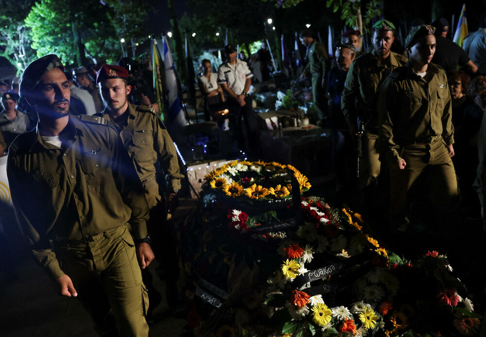 Sa sahrane izraelskog vojnika koji je stradao na jugu Gaze