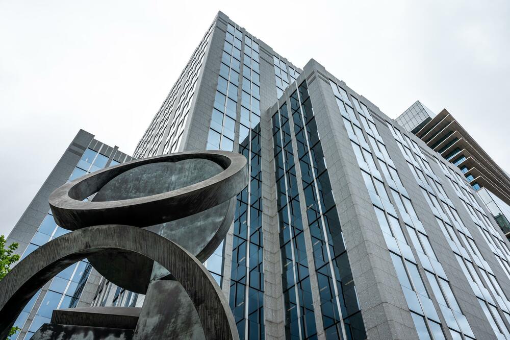 Sjedište kompanije za finansijska tržišta Euroclear u Briselu, koja drži više od 200 milijardi dolara zamrznute ruske državne imovine, Foto: Shutterstock