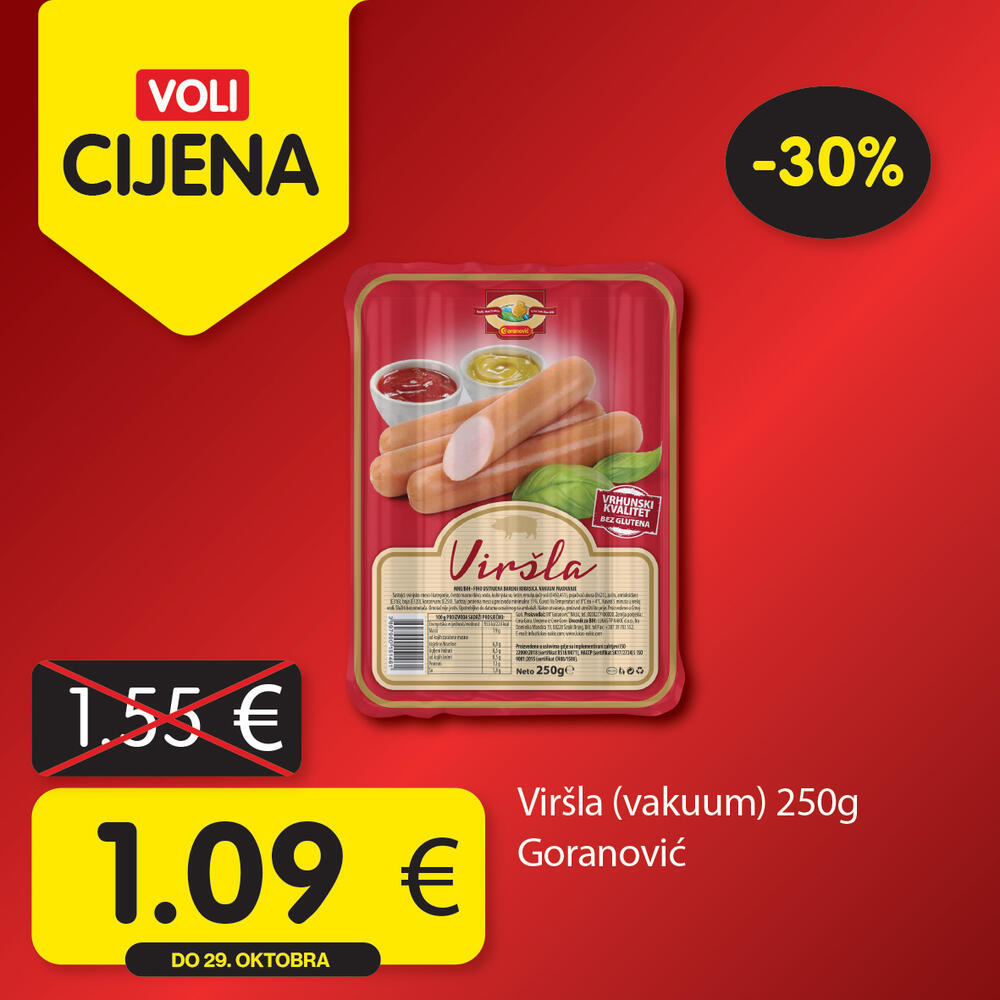 <p><em>Potražite proizvode sa specijalnom oznakom Voli cijena i uštedite vaš kućni budžet.</em></p>