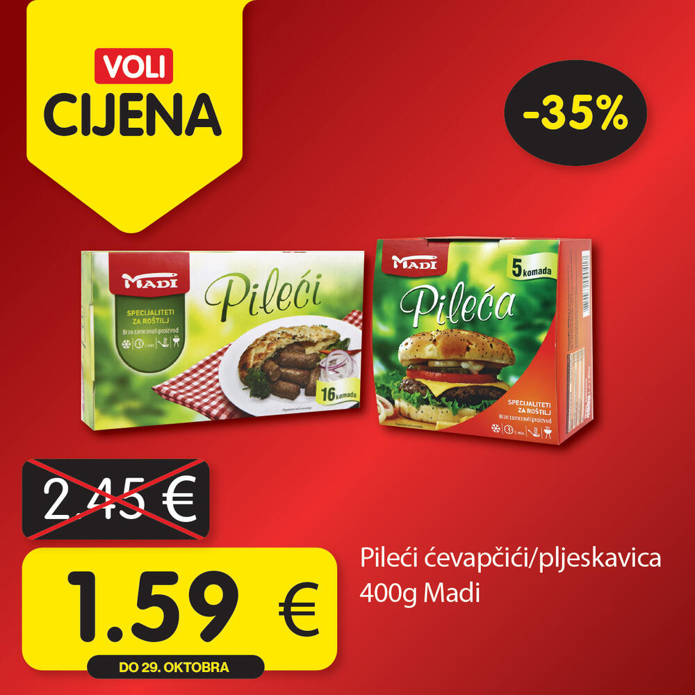 <p><em>Potražite proizvode sa specijalnom oznakom Voli cijena i uštedite vaš kućni budžet.</em></p>